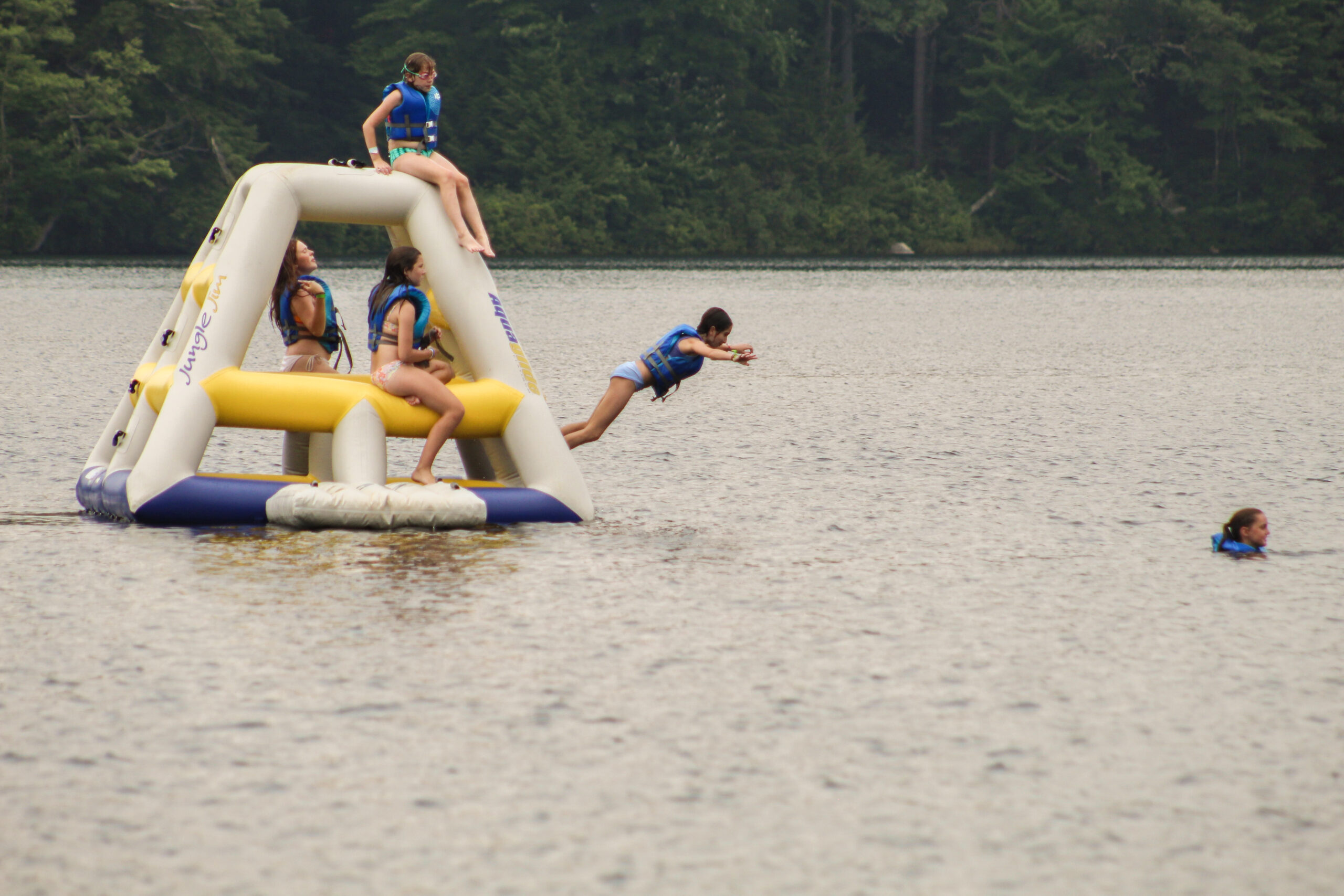Inflatables at Camp Foss